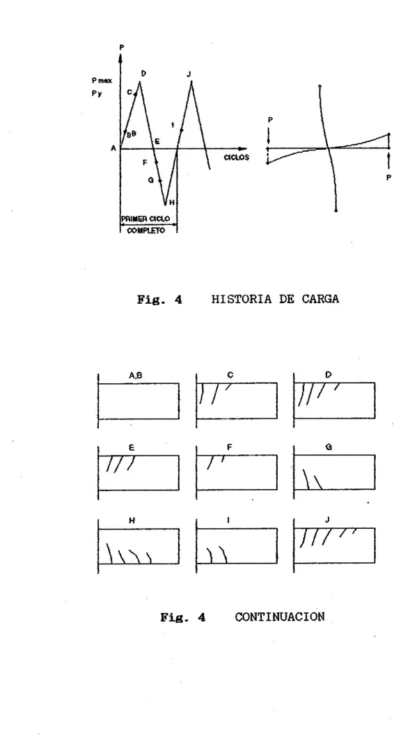 Fig. 4 HISTORIA DE CARGA