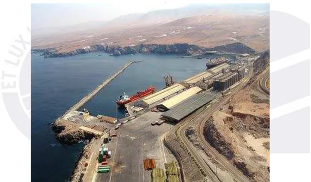 Figura 1. Infraestructura del puerto de Matarani. Tomado de  “Experiencia,” por 
