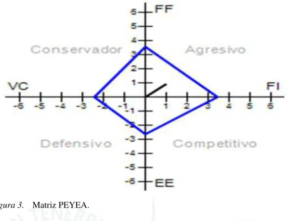 Figura 3.   Matriz PEYEA. 