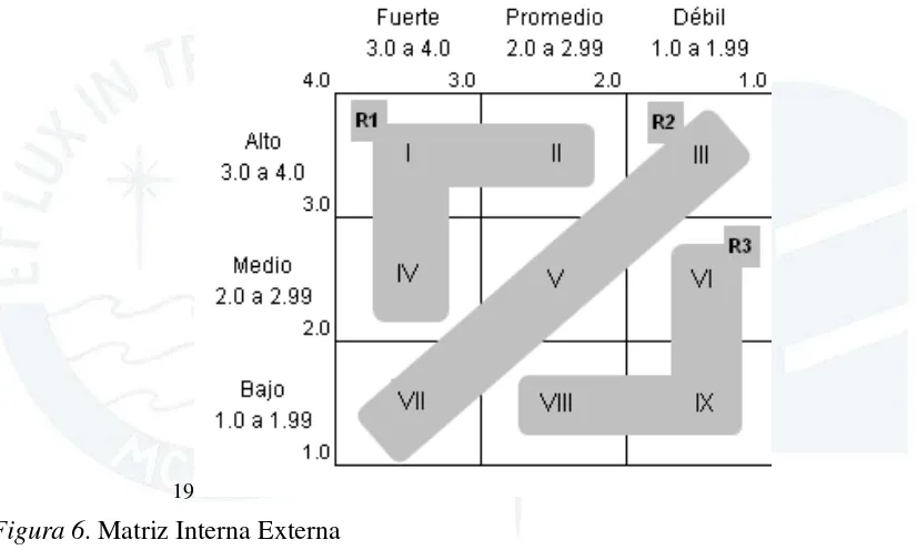 Figura 6. Matriz Interna Externa 