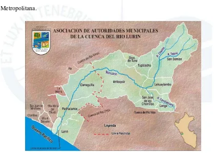 Figura 10. Distritos del Valle de Lurín 