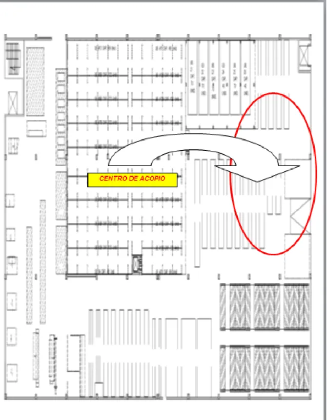 FIGURA 3. Plano ubicación centro acopio. Fuente Lafayette s.a.s . 