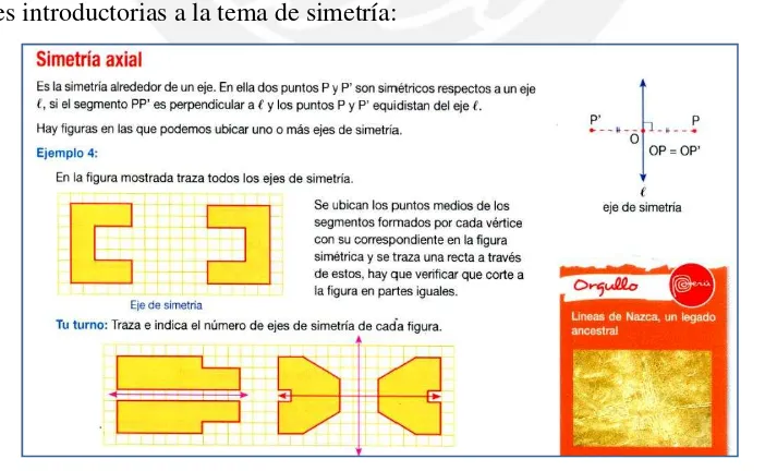 Figura 28. Simetría axial (2) Fuente: Matemática para pensar 1, p. 191. 