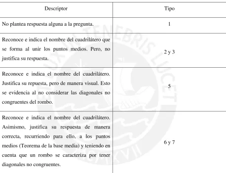 Tabla 13. Descripción del ítem 5 (Nivel 2 y 3) 