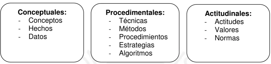Figura 4. Tipos de contenidos  