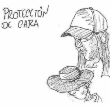 Ilustración No. 2 Protección de cara.