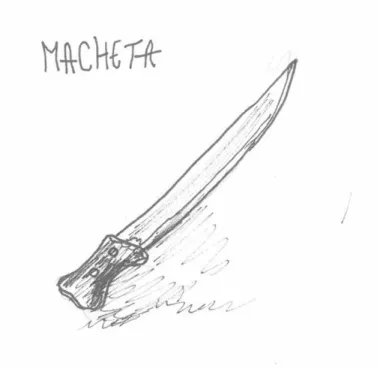 Ilustración No.4 Macheta  