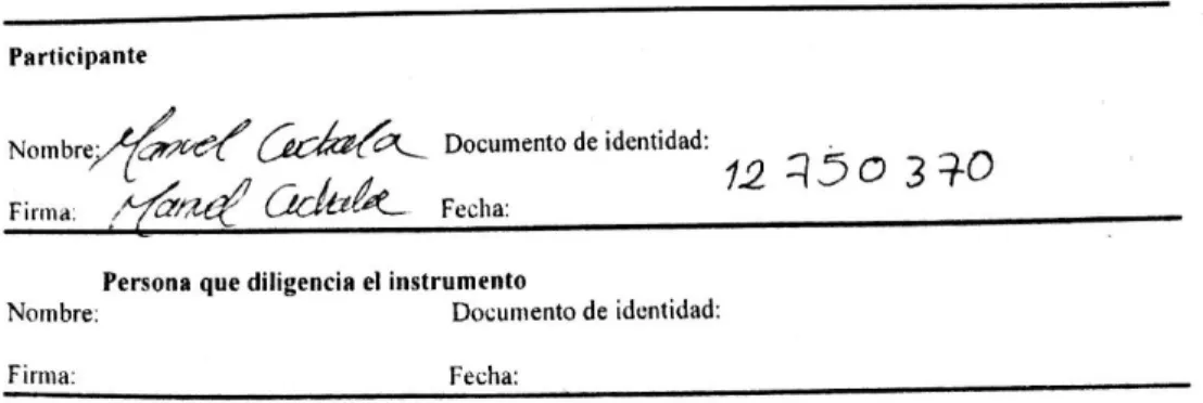 Figura 4. Consentimiento informado Manuel Cuchala 