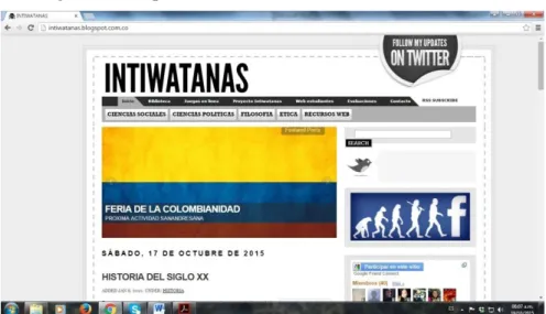 Figura 4. Edublog como campus virtual 