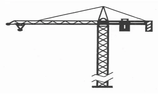 Figura 1.1 estructura de una torre grúa 1.1.2 USOS