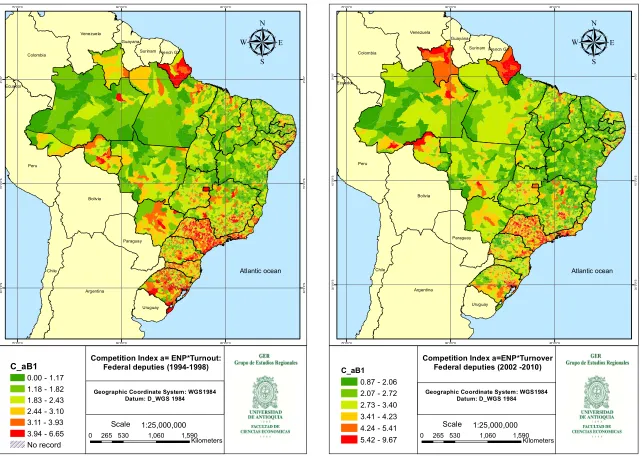 Figure 1: Brazil, Competition Index a