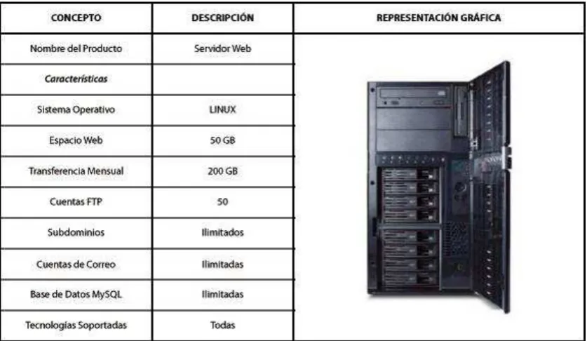 Tabla 5. Insumos 