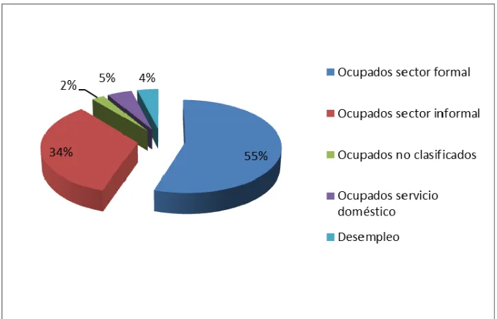 Figura 22: Ocupación de la población de Quito. 
