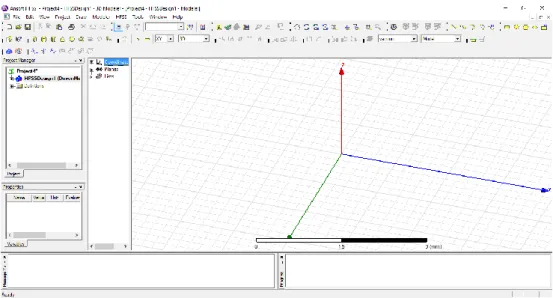 Figura 52. Nuevo proyecto en el software HFSS. 