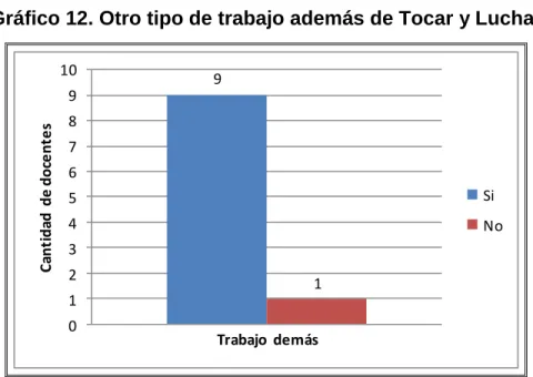 Gráfico 13. En que consiste la otra labor profesional 