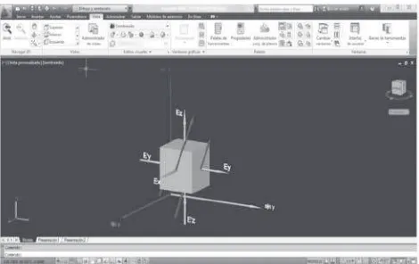 Fig. 4.  Modelo computacional construido con AutoCAD