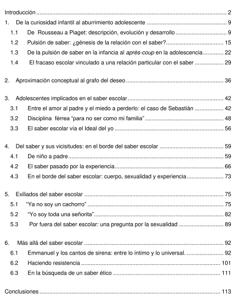 Tabla de contenido 
