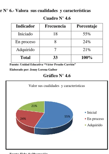 Gráfico N° 4.6 