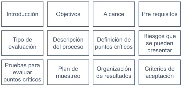 Figura 11. Ítems a incluir en el protocolo 