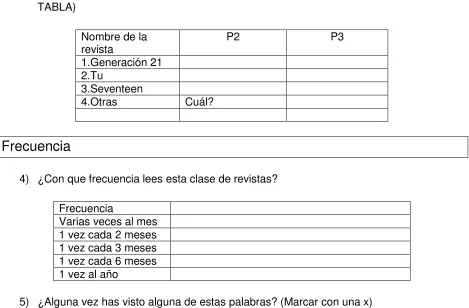 TABLA)  