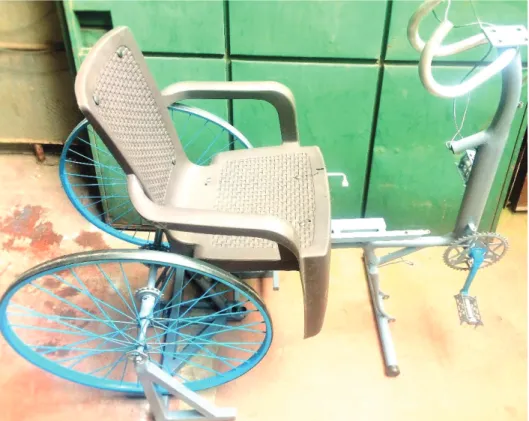 Figura 2.13. Estructura final del prototipo, incluido asiento y agarradera. 