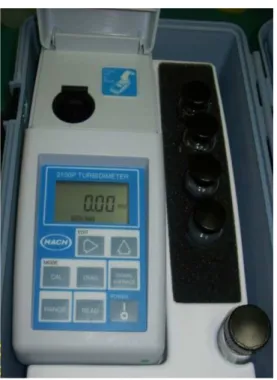 Figura 15. Turbidímetro HACH 21000P empleado para evaluación de los procesos de  lavado