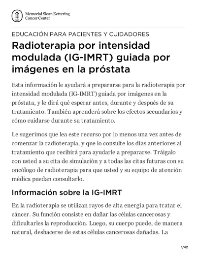 Efectos Secundarios Radioterapia Por Intensidad Modulada Ig Imrt Guiada Por Imágenes En La 3710