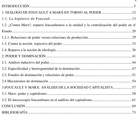 TABLA DE CONTENIDO 