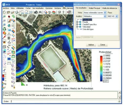 FIGURA 3.4 VISUALIZACIÓN DE RESULTADOS EN EL PROGRAMA IBER 