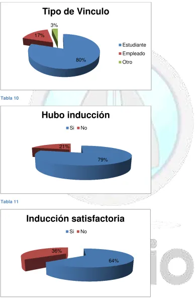 Tabla 9 Tipo de Vinculo 