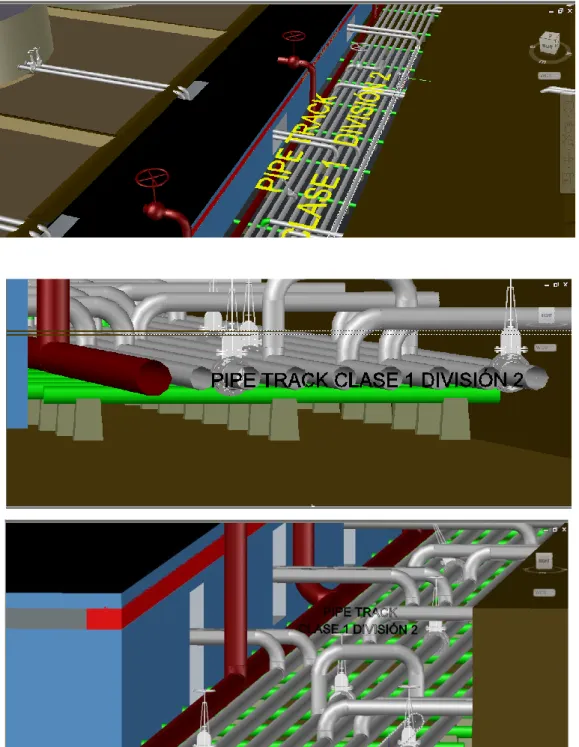 Figura 9. Modelado 3D del Pipe Track RLL 