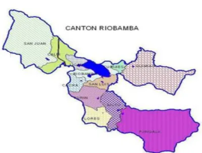 Gráfico 3 División Política del Cantón Riobamba