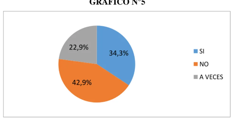 GRÁFICO N°5 