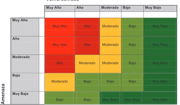 Tabla 2-3: Clasificación de Riesgos 