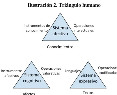 Ilustración 2. Triángulo humano 