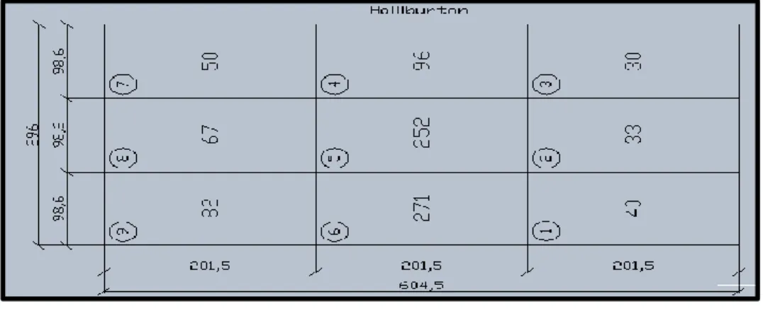 Figura 11. Cálculo del índice de área.  Halliburton.