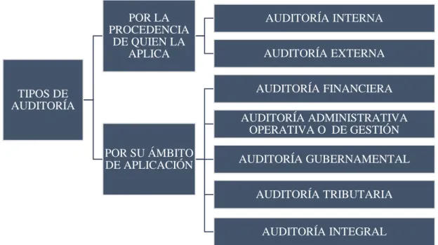 Ilustración 1 TIPOS DE AUDITORÍA 