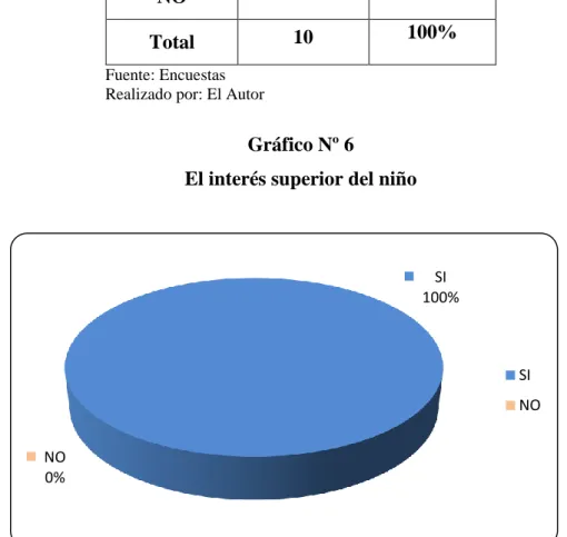 Gráfico Nº 6 