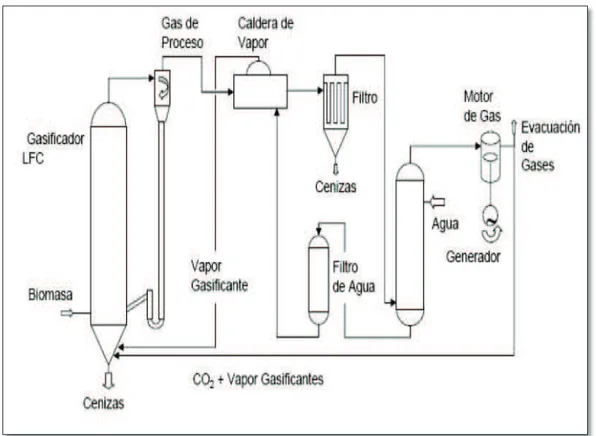 FIGURA 2. 9. Proceso de gasificación 