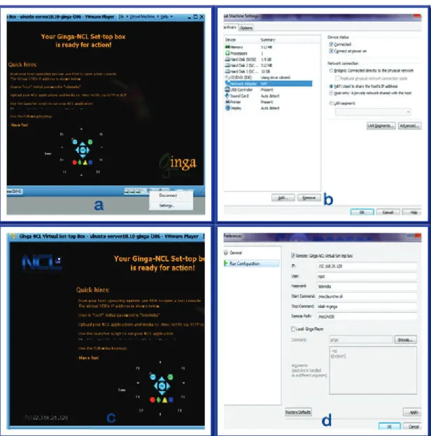 Figura 2.8 Configuración del Set Top Box Virtual 