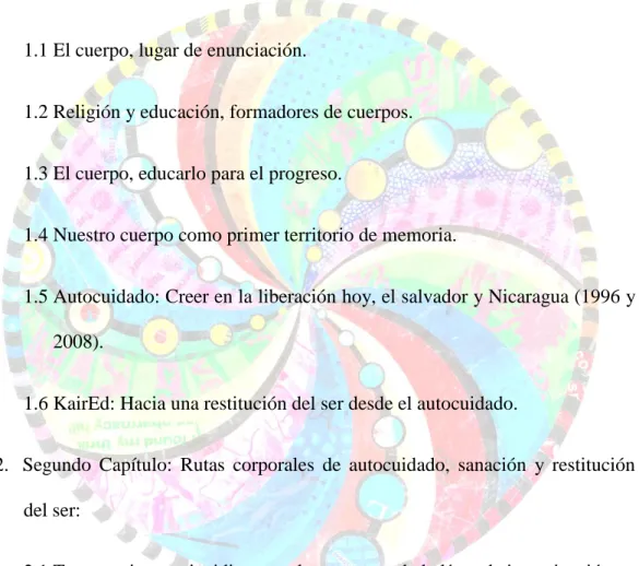 TABLA DE CONTENIDO 