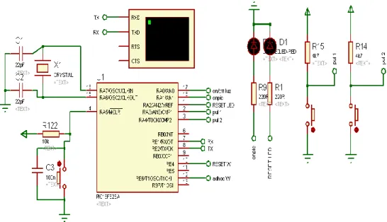 Figura 37.- Circuito de control digital para el tomacorriente. 