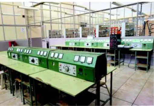 Figura 1.1. Laboratorio de Electrotecnia del Colegio Técnico Salesiano Don Bosco. 