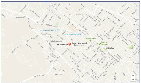 Gráfico 2.-Ubicación del Centro Comercial Popular “La Condamine” 