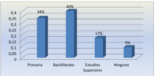 Gráfico 12.- Nivel de Escolaridad 