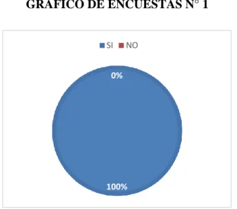 GRÁFICO DE ENCUESTAS N° 1 