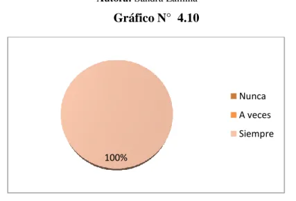 Gráfico N°  4.10 