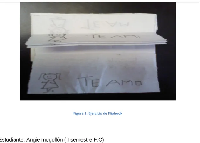Figura 1. Ejercicio de Flipbook 