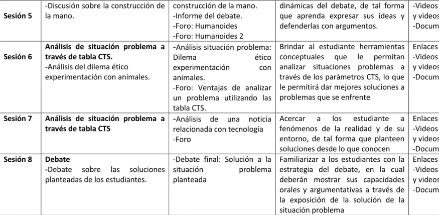 Gráfico n°10: Estructura de la plataforma