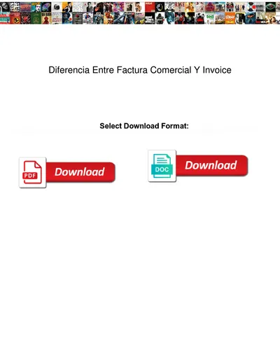 Diferencia Entre Factura Comercial Y Invoice 3640